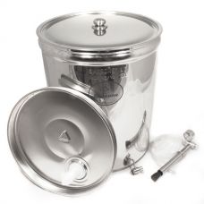 Купить ﻿Бочка из нержавейки с пневмокрышкой 80 л (Sansone) в Астане